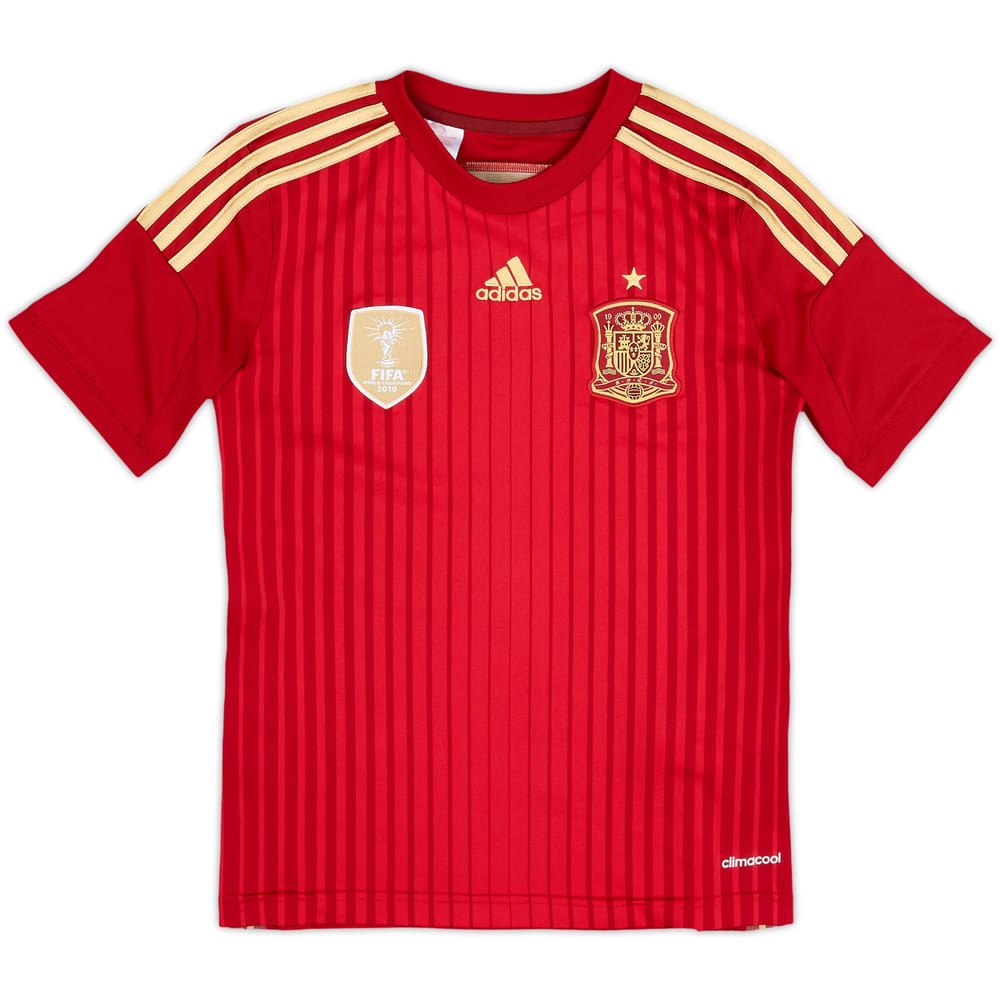 2013-15 Spain Home Shirt - 9/10 - (M.Boys)