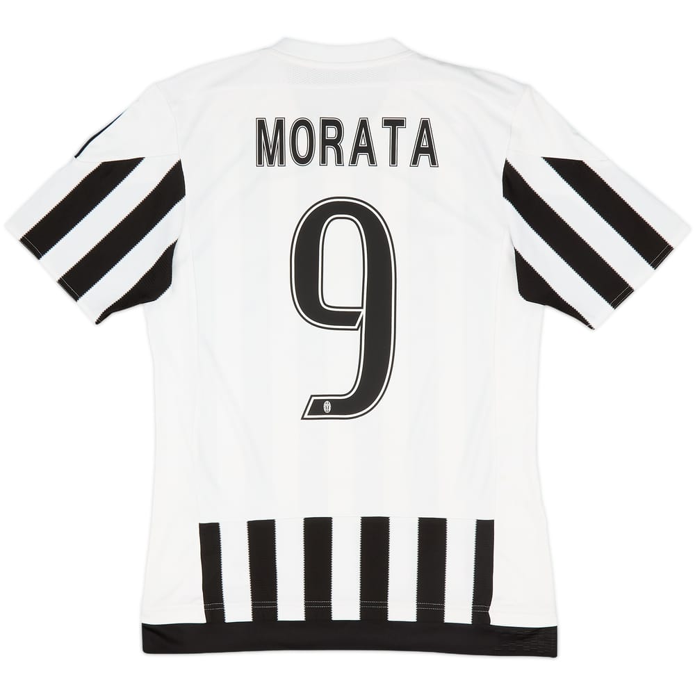 2015-16 Juventus Home Shirt Morata #9 - 5/10 - (S)