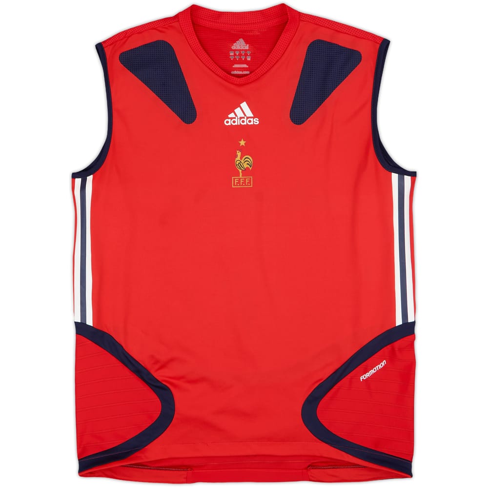 2007-08 France adidas Formotion Training Vest - 9/10 - (M/L)
