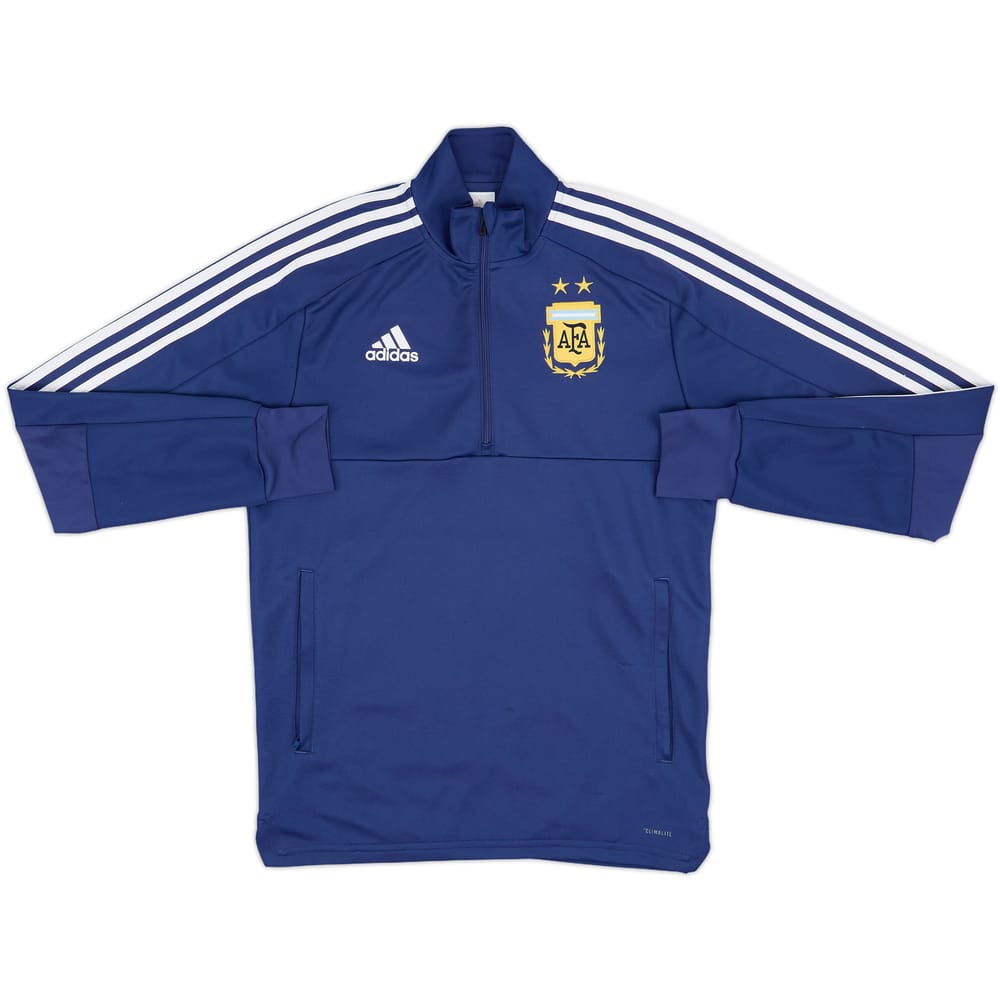 2017-18 Argentina adidas 1/4 Zip Sweat Top - 7/10 - (S)