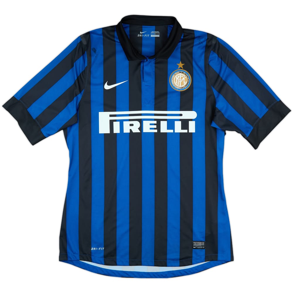 2011-12 Inter Milan Authentic Home Shirt - 4/10 - (L)