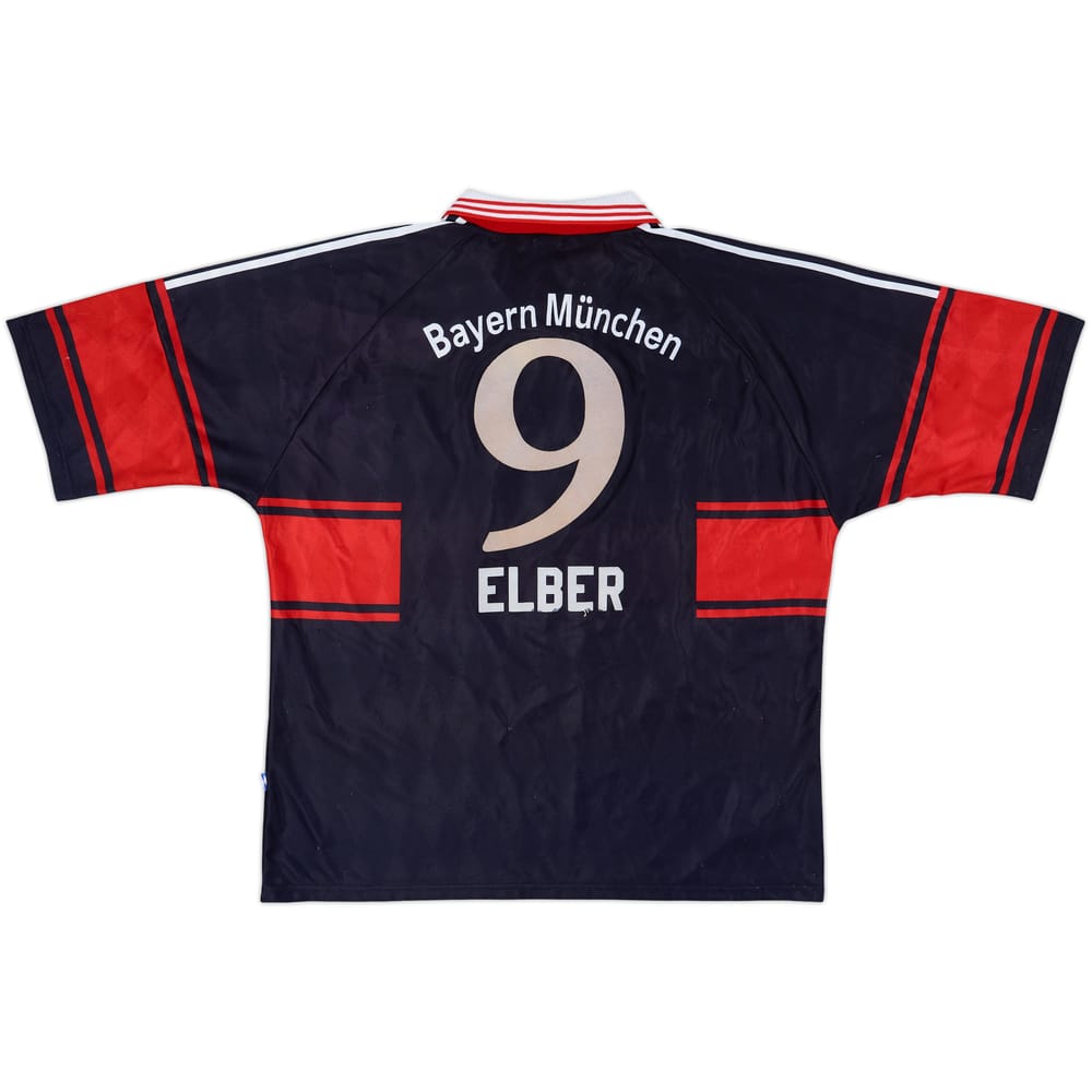 1997-99 Bayern Munich Home Shirt Elber #9 - 5/10 - (XL)