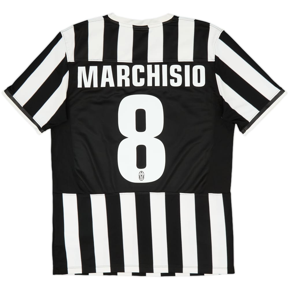 2013-14 Juventus Home Shirt Marchisio #8 - 6/10 - (L)