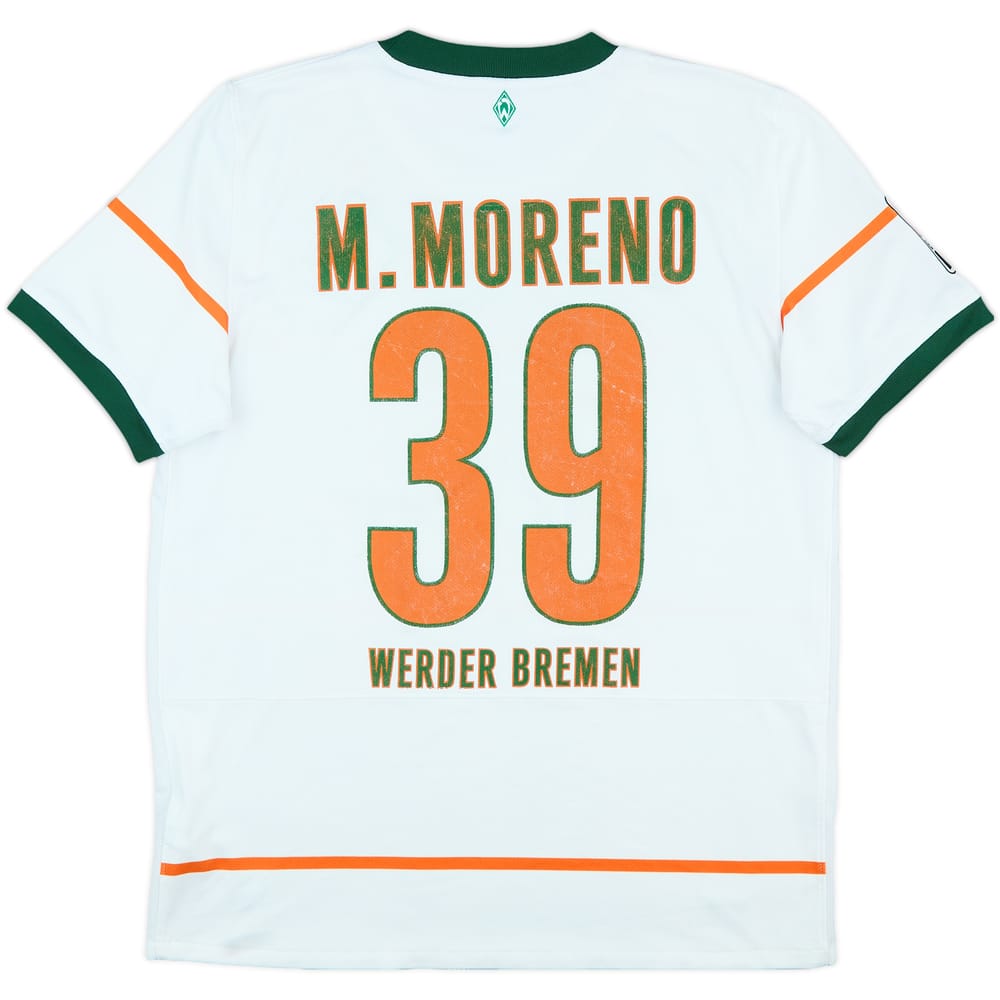 2009-10 Werder Bremen Away Shirt M.Moreno #39 - 6/10 - (M)