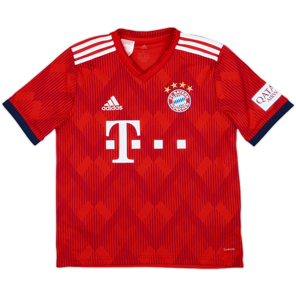 2018-19 Bayern Munich Home Shirt - 9/10 - (L.Boys)
