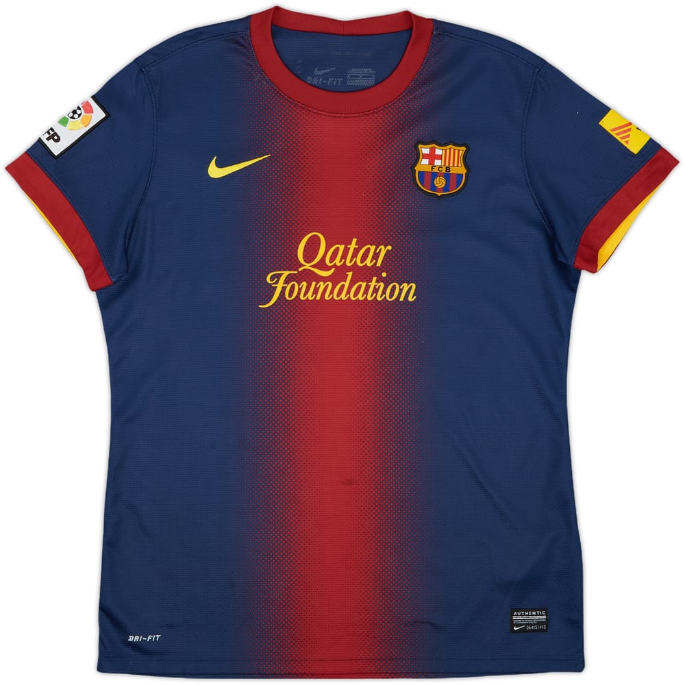 2012-13 Barcelona Home Shirt - 8/10 - (Women's L)