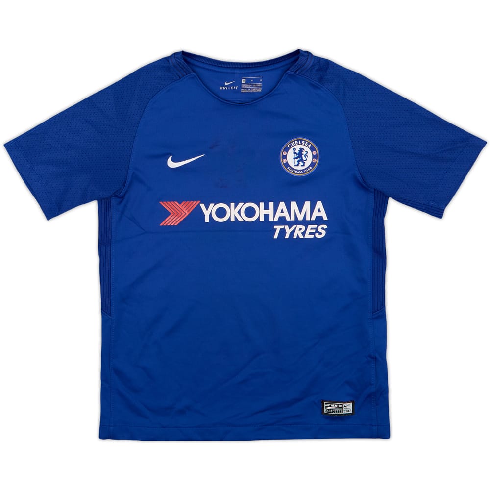 2017-18 Chelsea Home Shirt - 7/10 - (M.Boys)