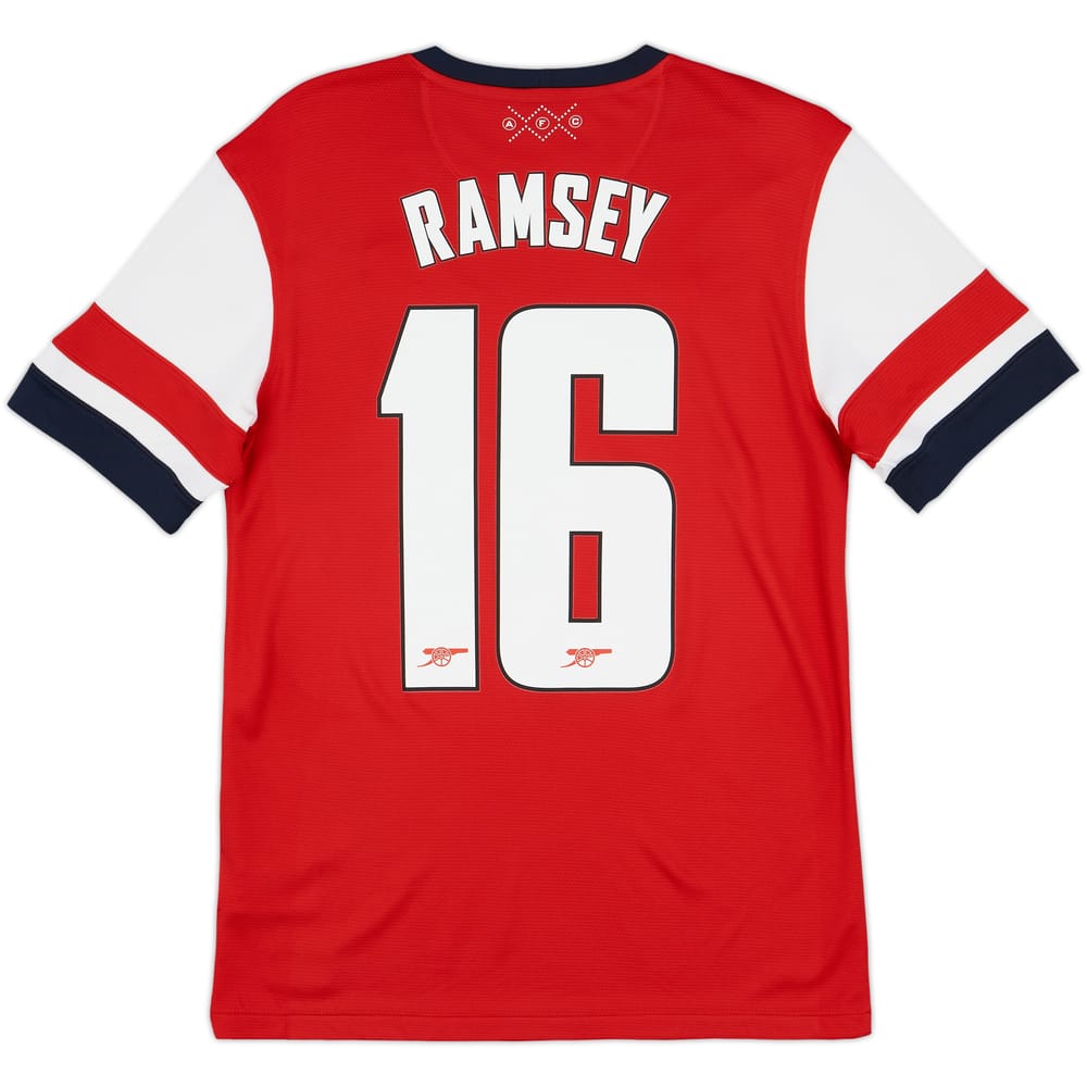 2012-14 Arsenal Home Shirt Ramsey #16 - 7/10 - (S)