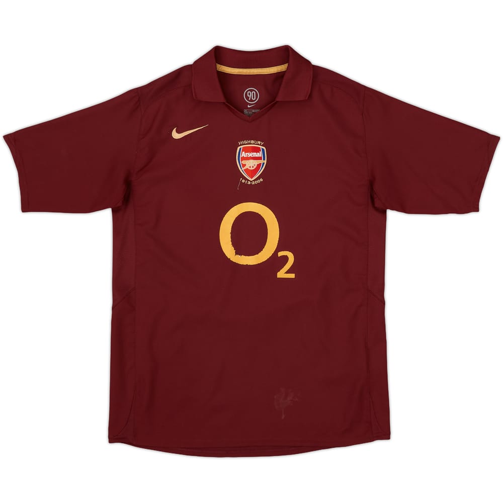 2005-06 Arsenal Home Shirt - 5/10 - (XL.Boys)