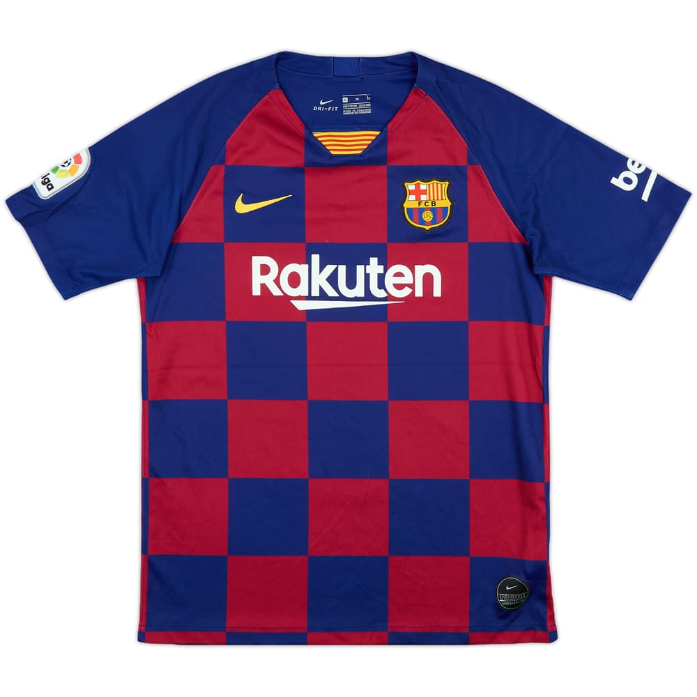 2019-20 Barcelona Home Shirt - 7/10 - (XL.Boys)
