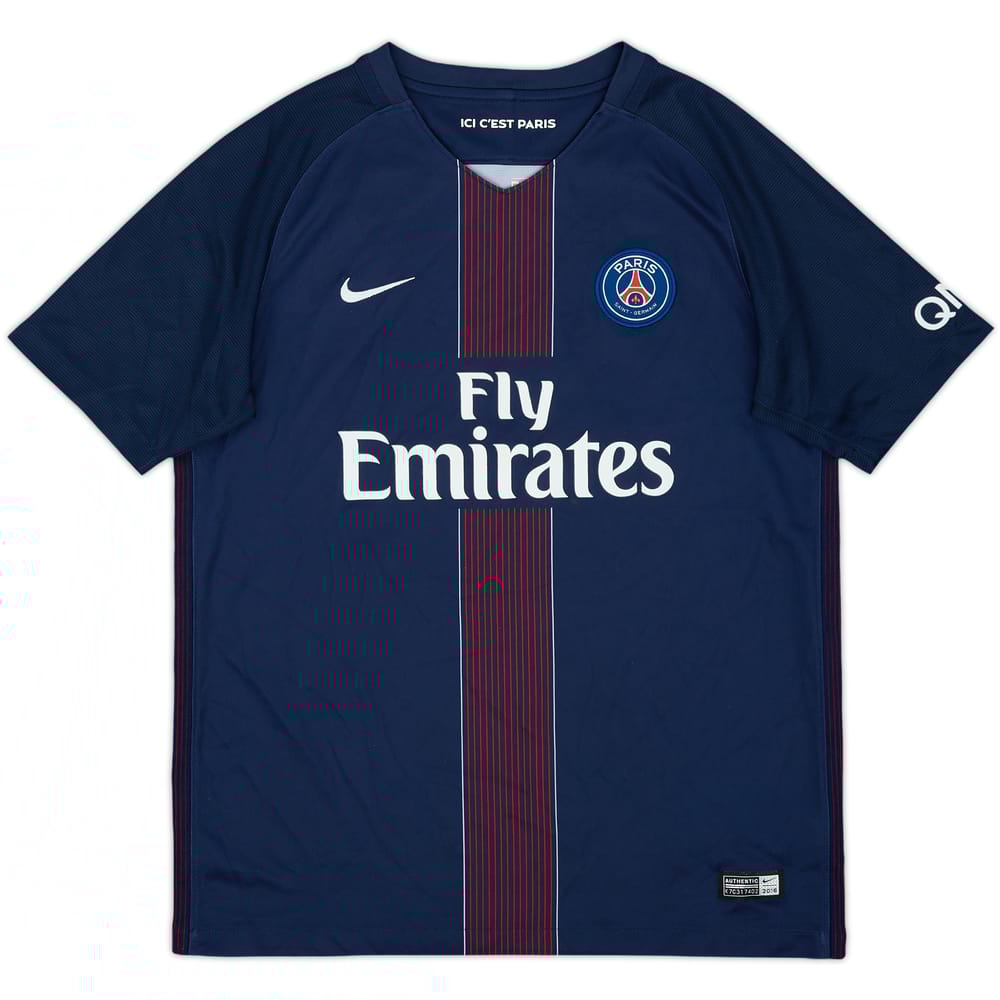 2016-17 Paris Saint-Germain Home Shirt - 9/10 - (XL.Boys)