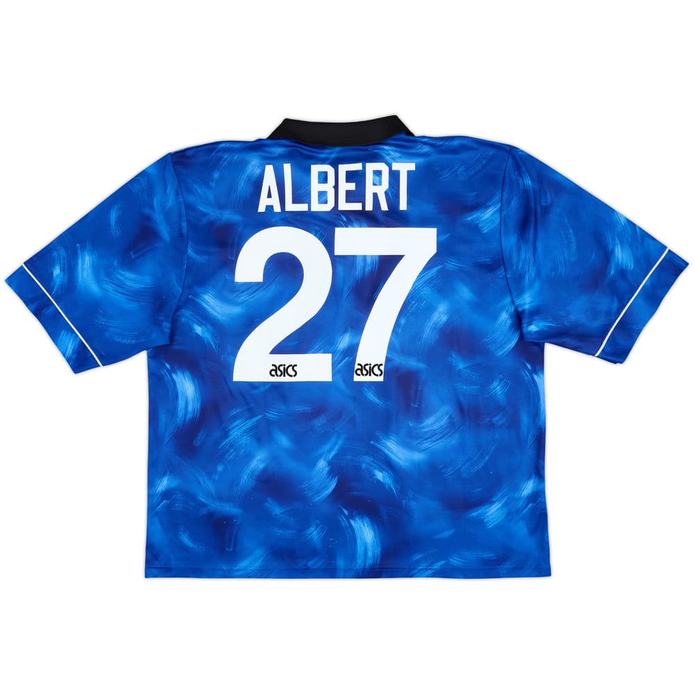 1993-95 Newcastle Camiseta de visitante Albert #27 - 8/10 - (XXL)