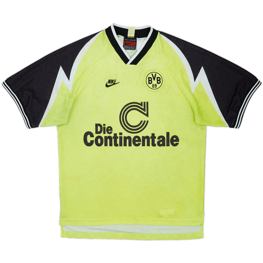 1995-96 Borussia Dortmund Home Shirt - 8/10 - (L)