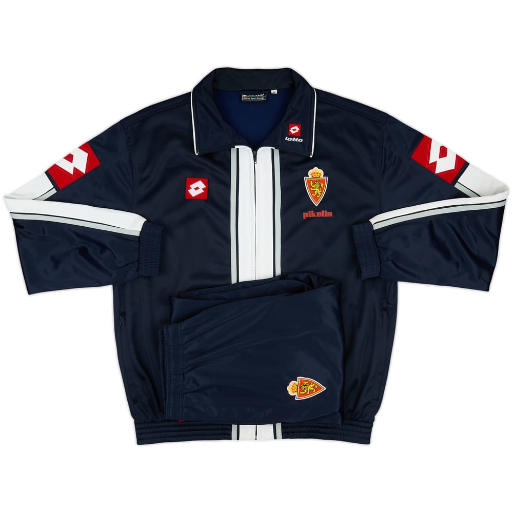 2003-04 Real Zaragoza Lotto Tracksuit - 9/10 - (XL)