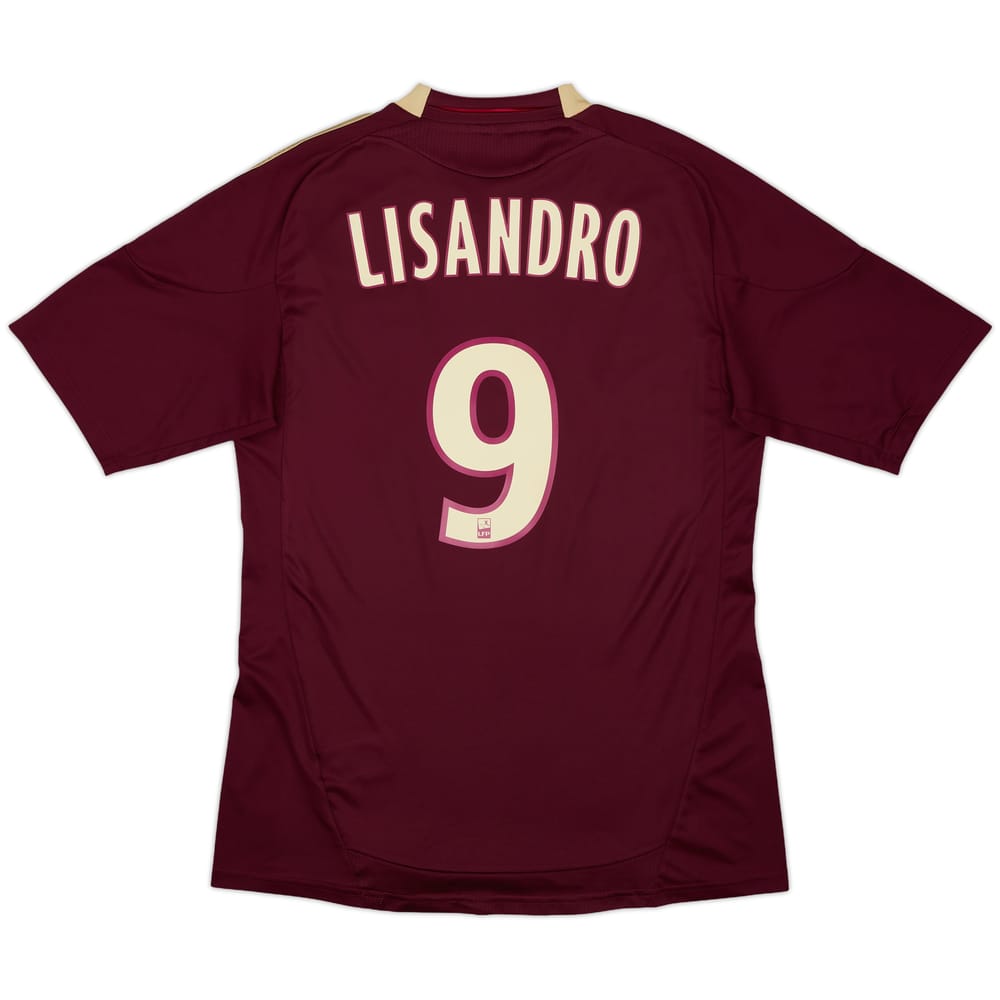 2010-11 Lyon Away Shirt Lisandro #9 - 6/10 - (M)