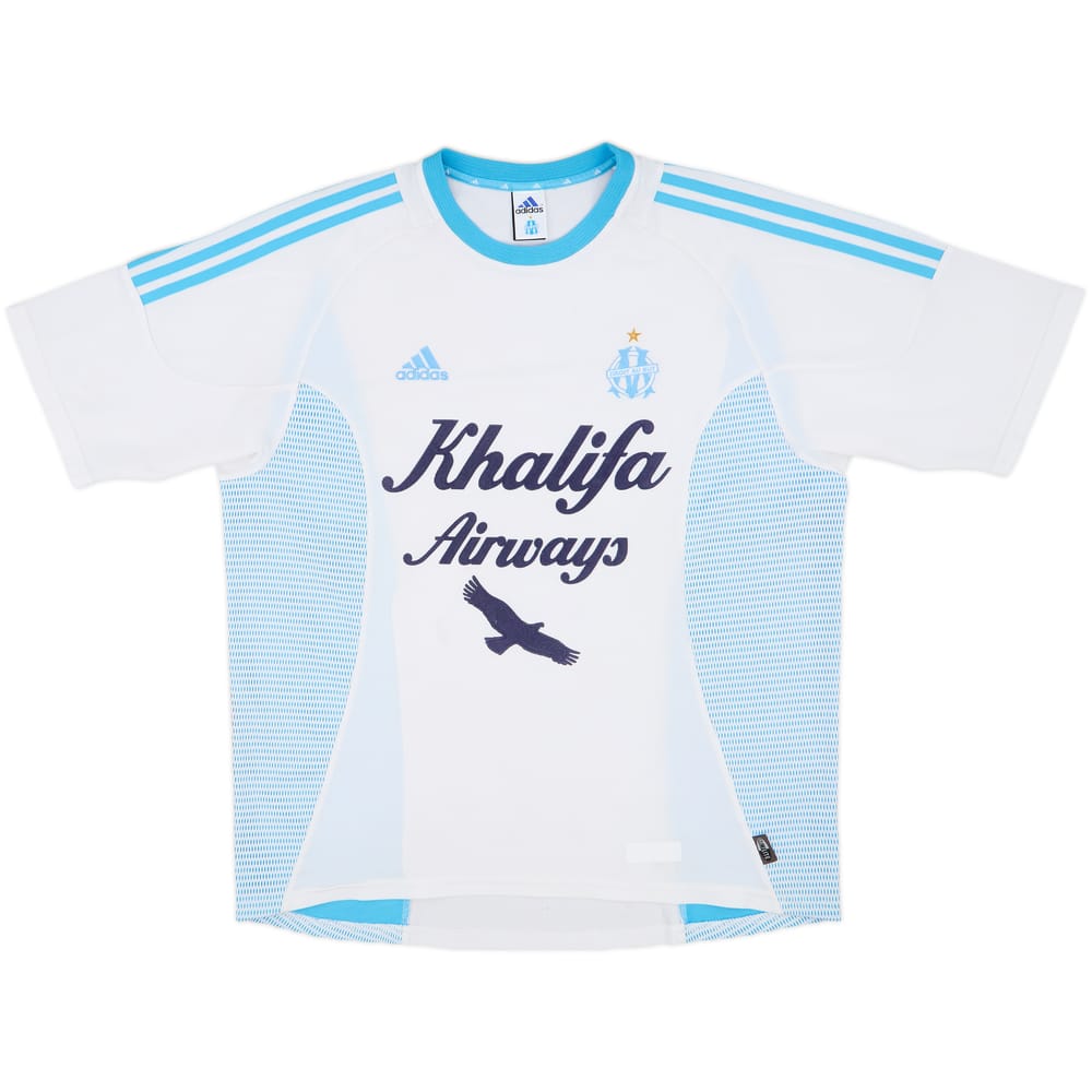 2002-03 Olympique Marseille Home Shirt - 7/10 - (XL)