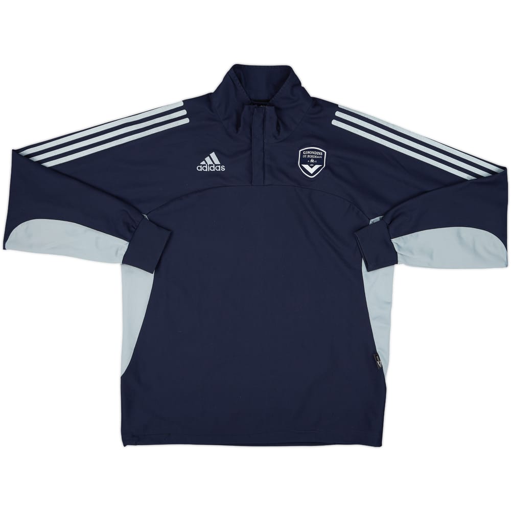2002-03 Bordeaux adidas 1/4 Zip Drill Top - 8/10 - (S)