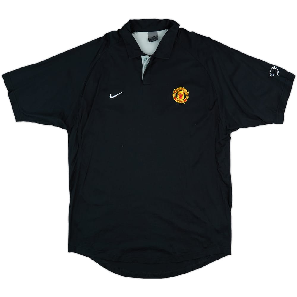 2003-04 Manchester United Nike Polo Shirt - 9/10 - (XXL)