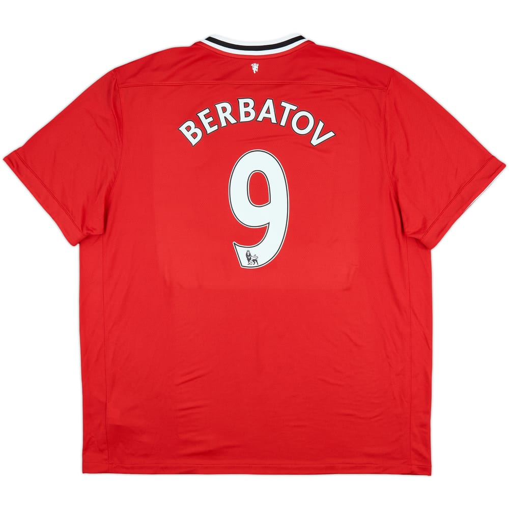 2011-12 Manchester United Home Shirt Berbatov #9 (3XL)