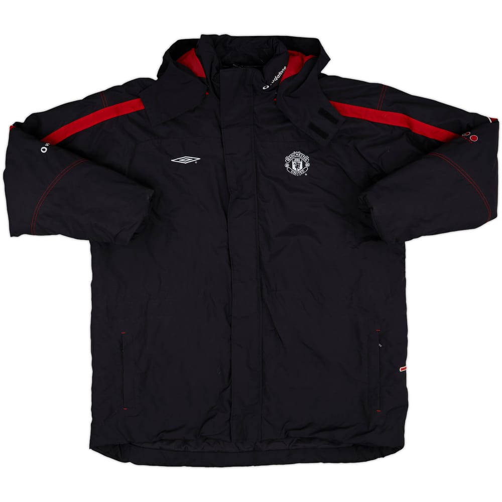 2000-01 Manchester United Umbro Padded Bench Coat - 8/10 - (XXL)