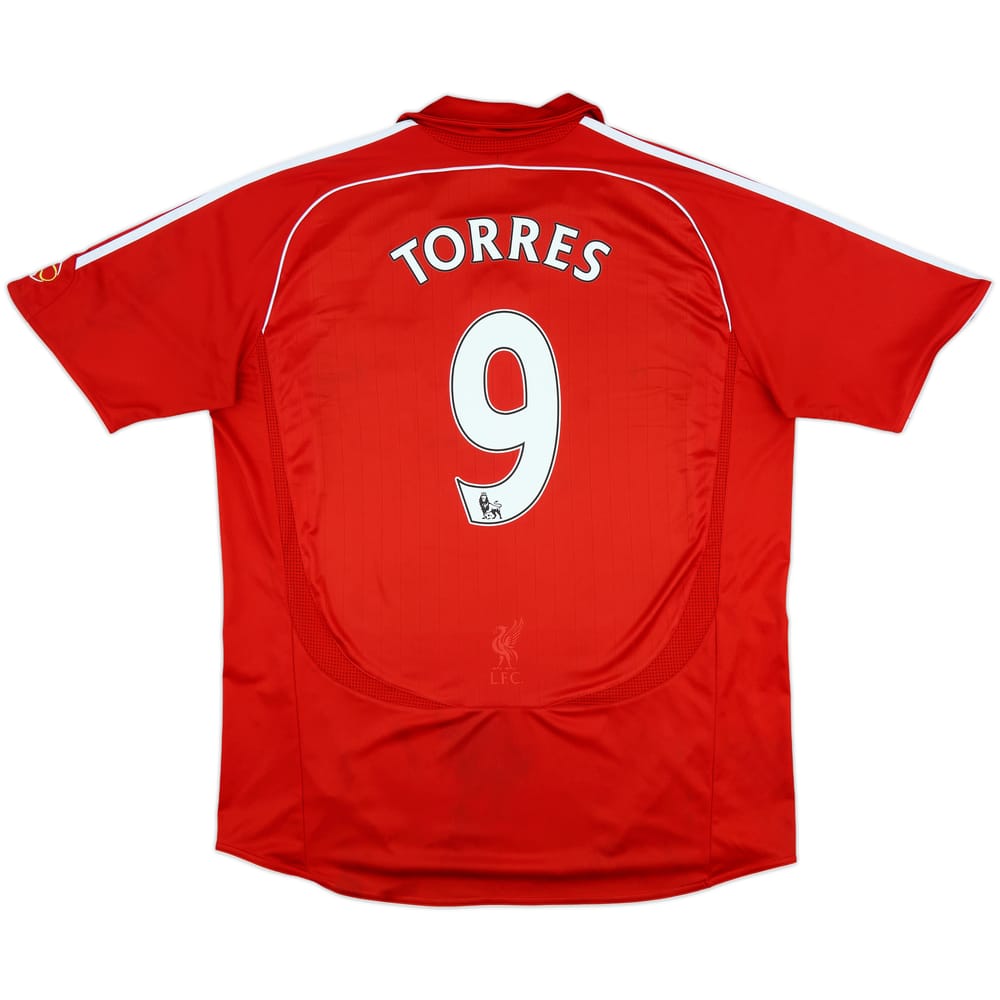 2006-08 Liverpool Home Shirt Torres #9 - 6/10 - (XL)
