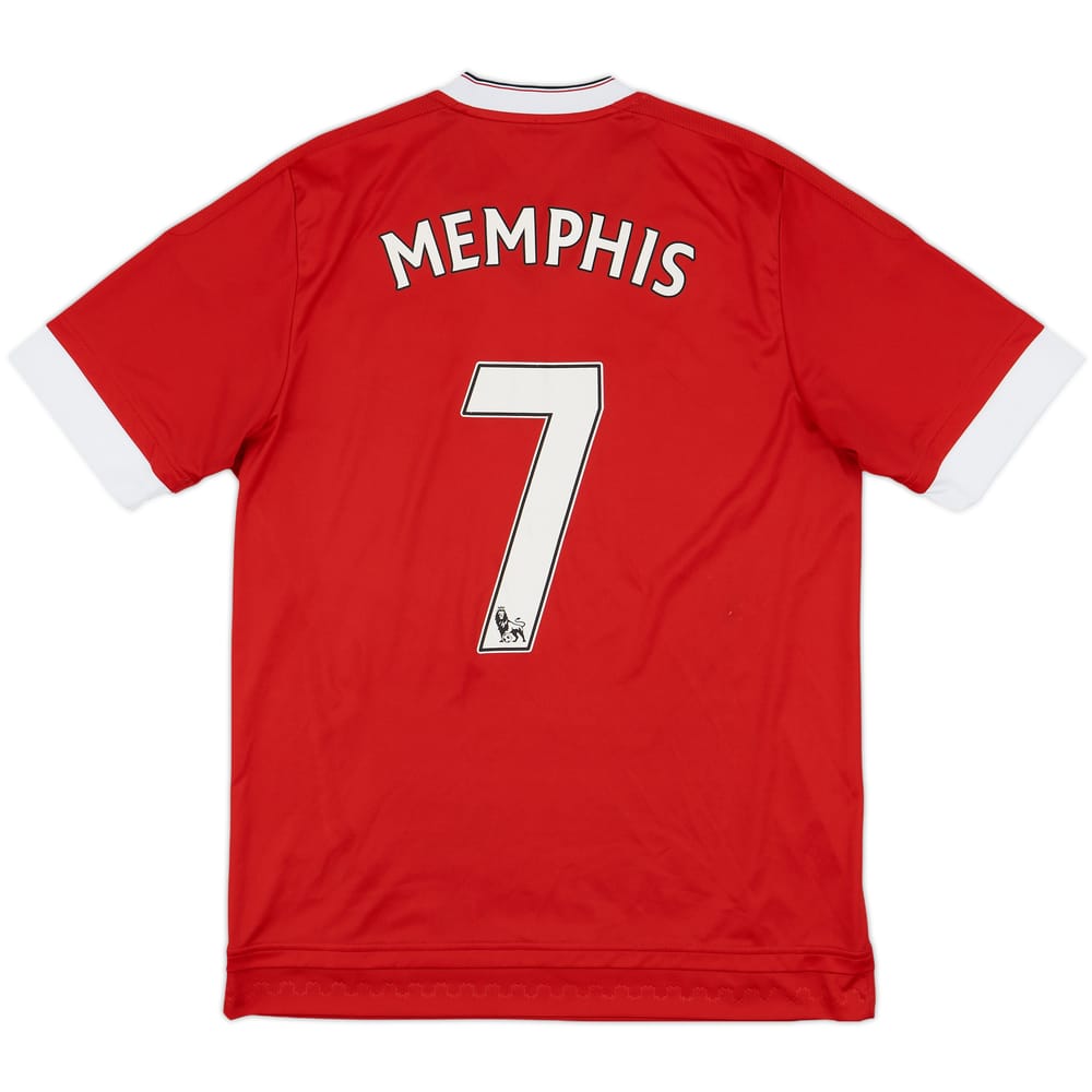 2015-16 Manchester United Home Shirt Memphis #7 - 7/10 - (M)
