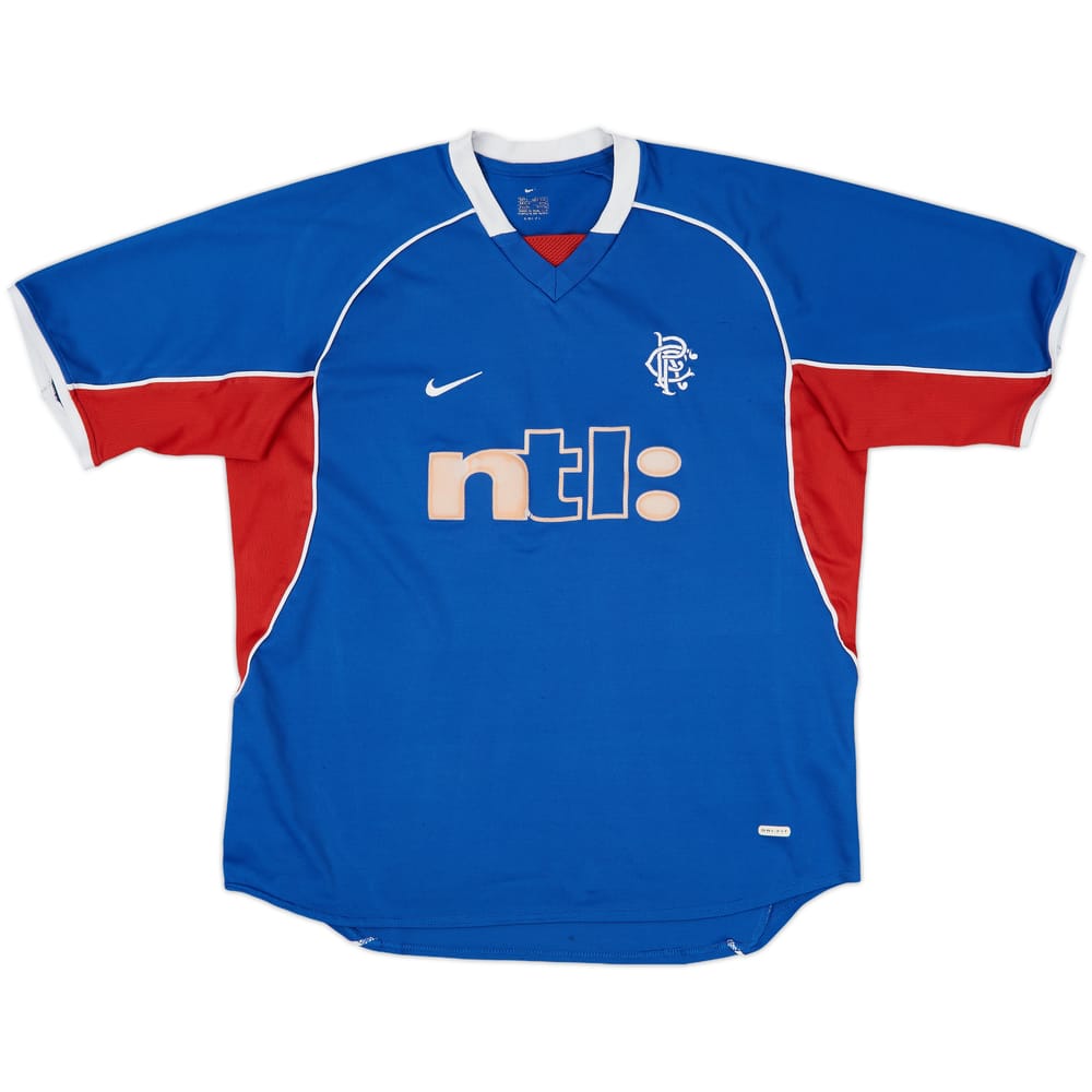 2001-02 Rangers Home Shirt - 6/10 - (L)