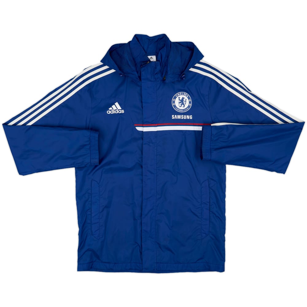 2013-14 Chelsea adidas Hooded Rain Jacket - 9/10 - (S)