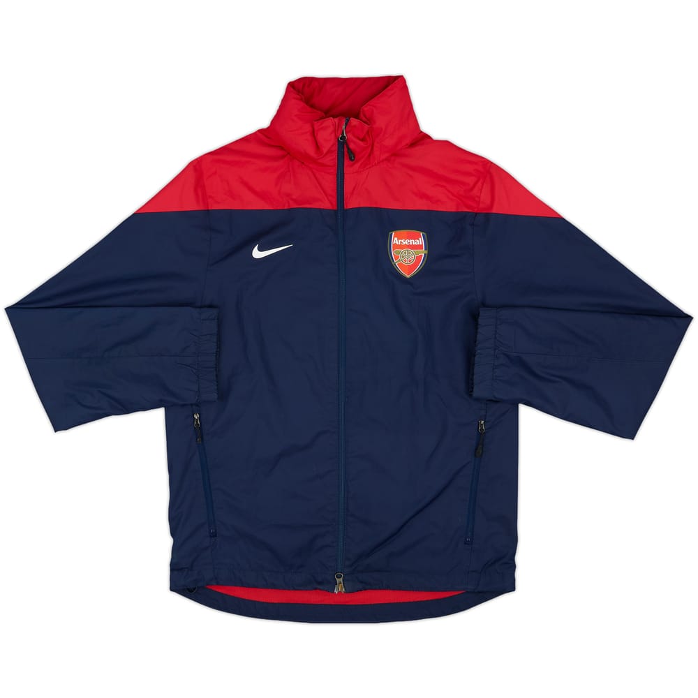 2013-14 Arsenal Nike Hooded Track Jacket - 9/10 - (S)