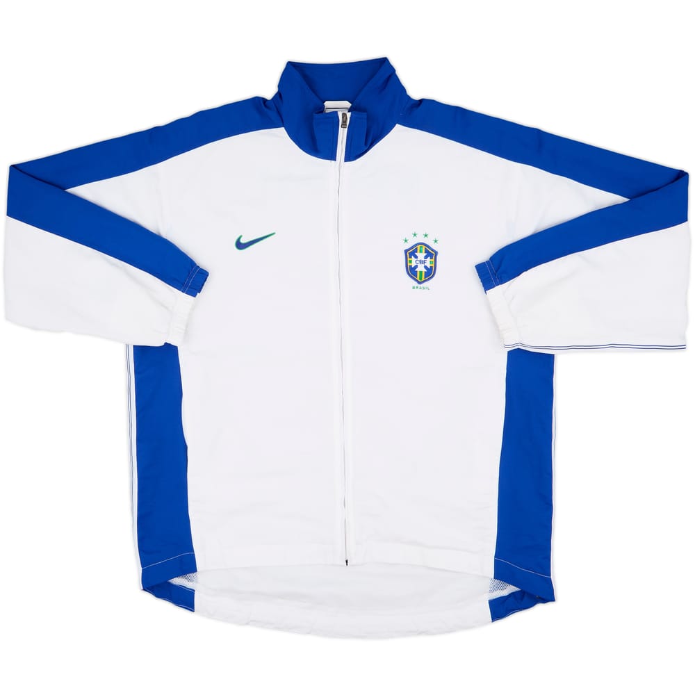 1998-00 Brazil Nike Track Jacket - 8/10 - (L)