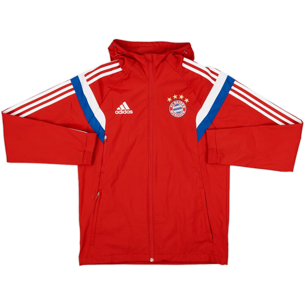 2014-15 Bayern Munich adidas Hooded Track Jacket - 8/10 - (S)