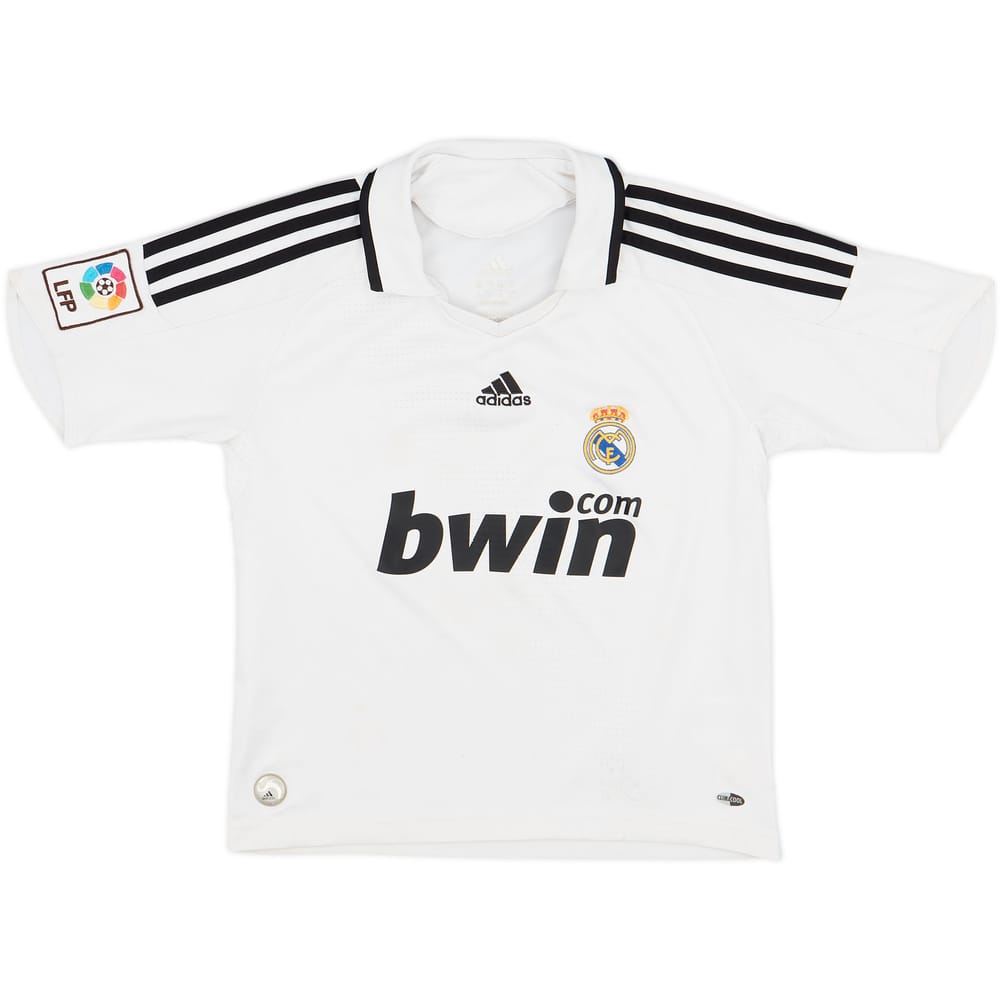 2008-09 Real Madrid Home Shirt - 7/10 - (S.Boys)