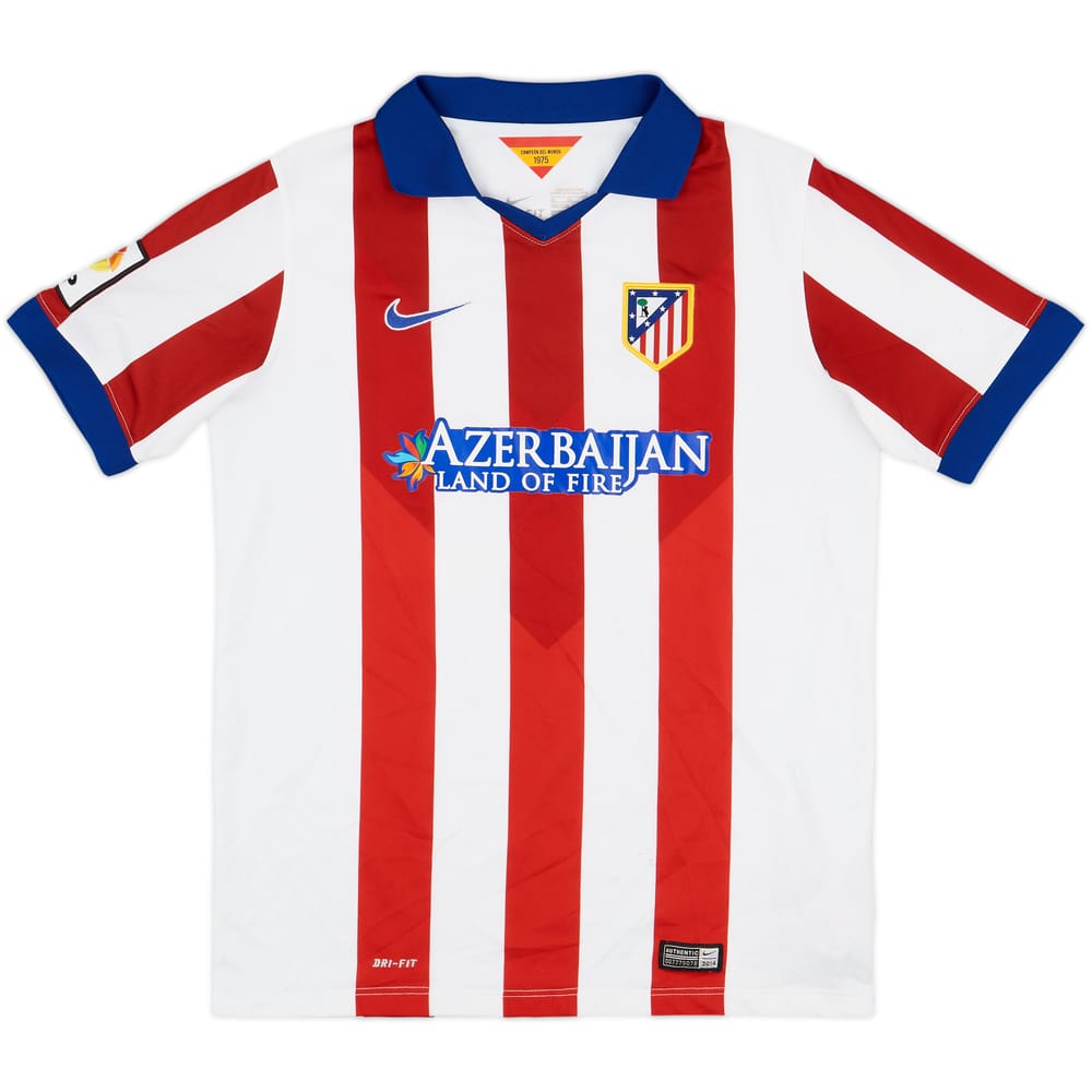 2014-15 Atletico Madrid Home Shirt - 7/10 - (XL.Boys)