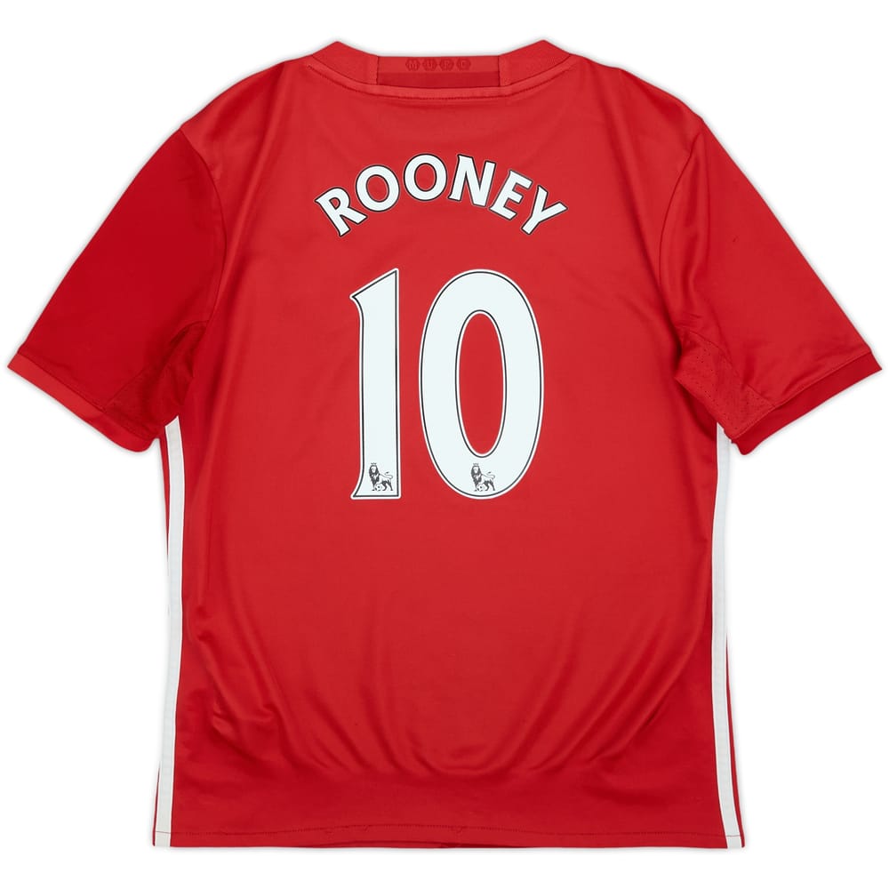 2016-17 Manchester United Home Shirt Rooney #10 - 6/10 - (M.Boys)
