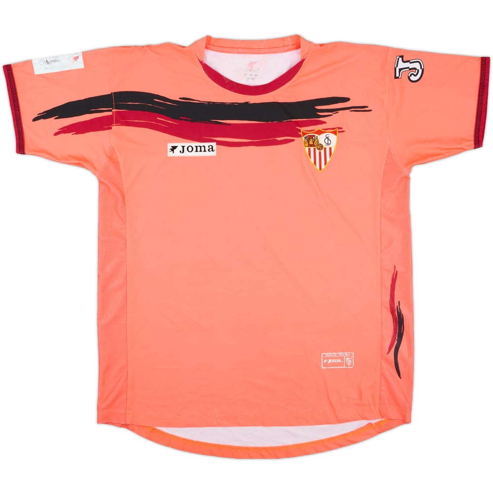 2006-07 Sevilla Match Issue Away Shirt #10