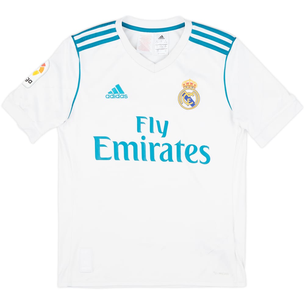 2017-18 Real Madrid Home Shirt - 7/10 - (L.Boys)