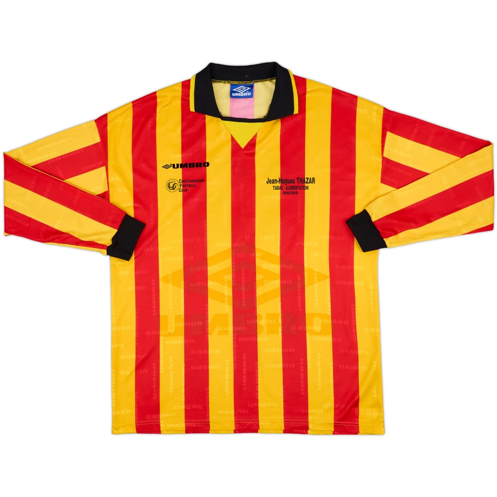 1990s Umbro Template L/S Shirt (Chataigneraie FC) #13 - 7/10 - (XL)