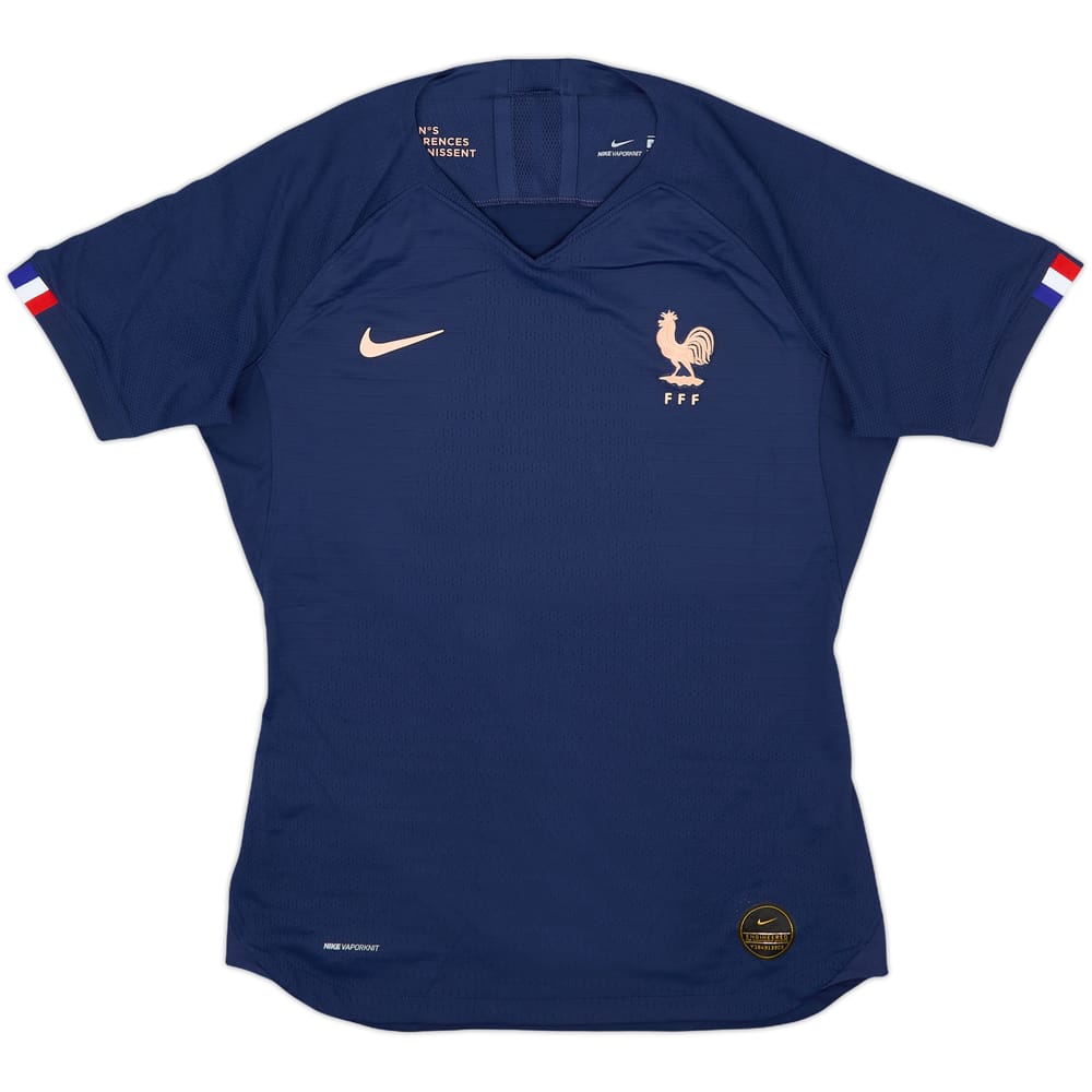 2019 France Women's Authentic Home Shirt - 9/10 - (Women's S)