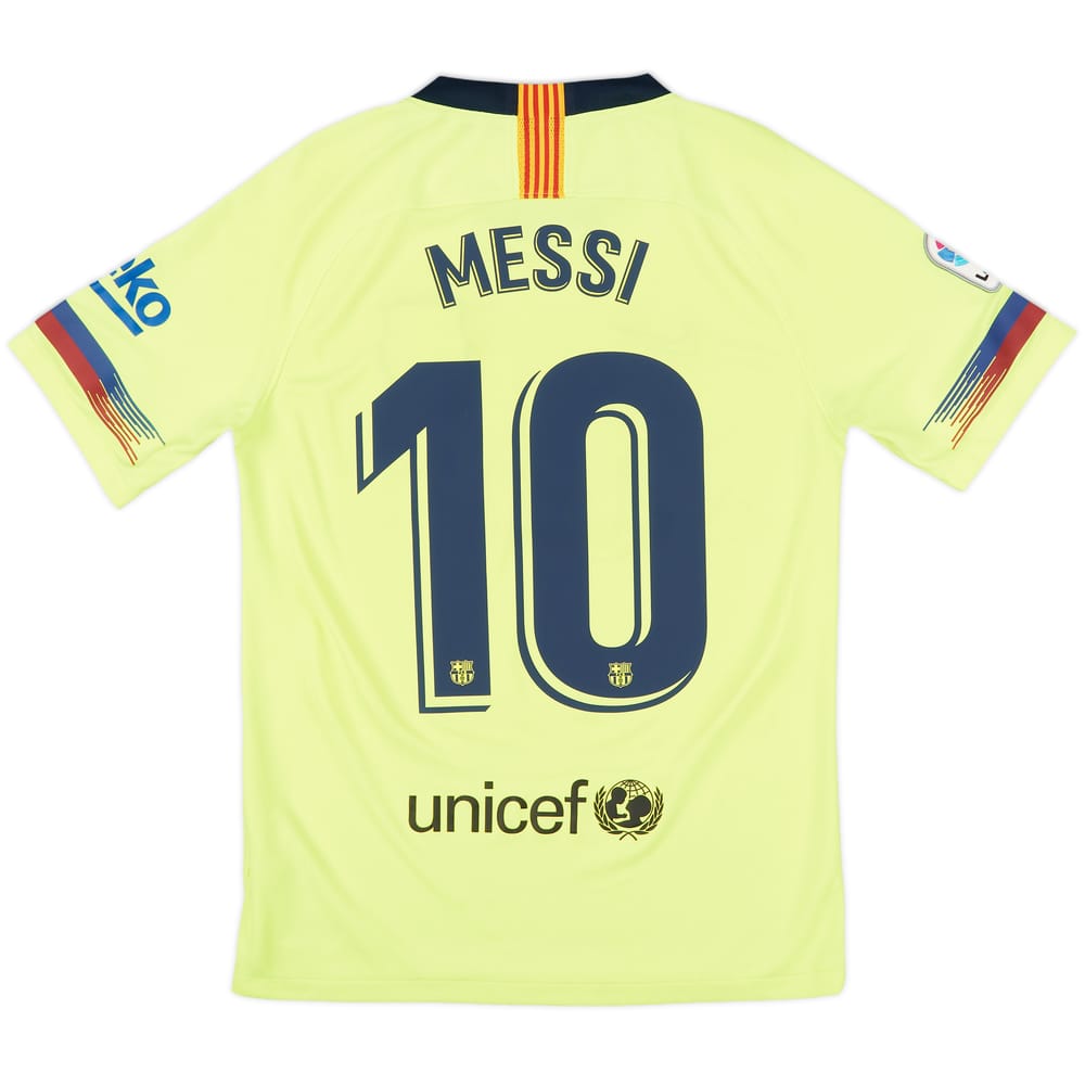 2018-19 Barcelona Away Shirt Messi #10 - 8/10 - (S)