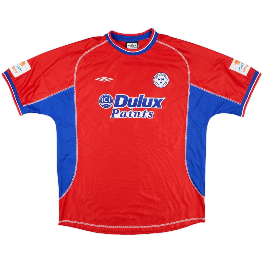 2002-03 Shelbourne Match Issue Home Shirt #11