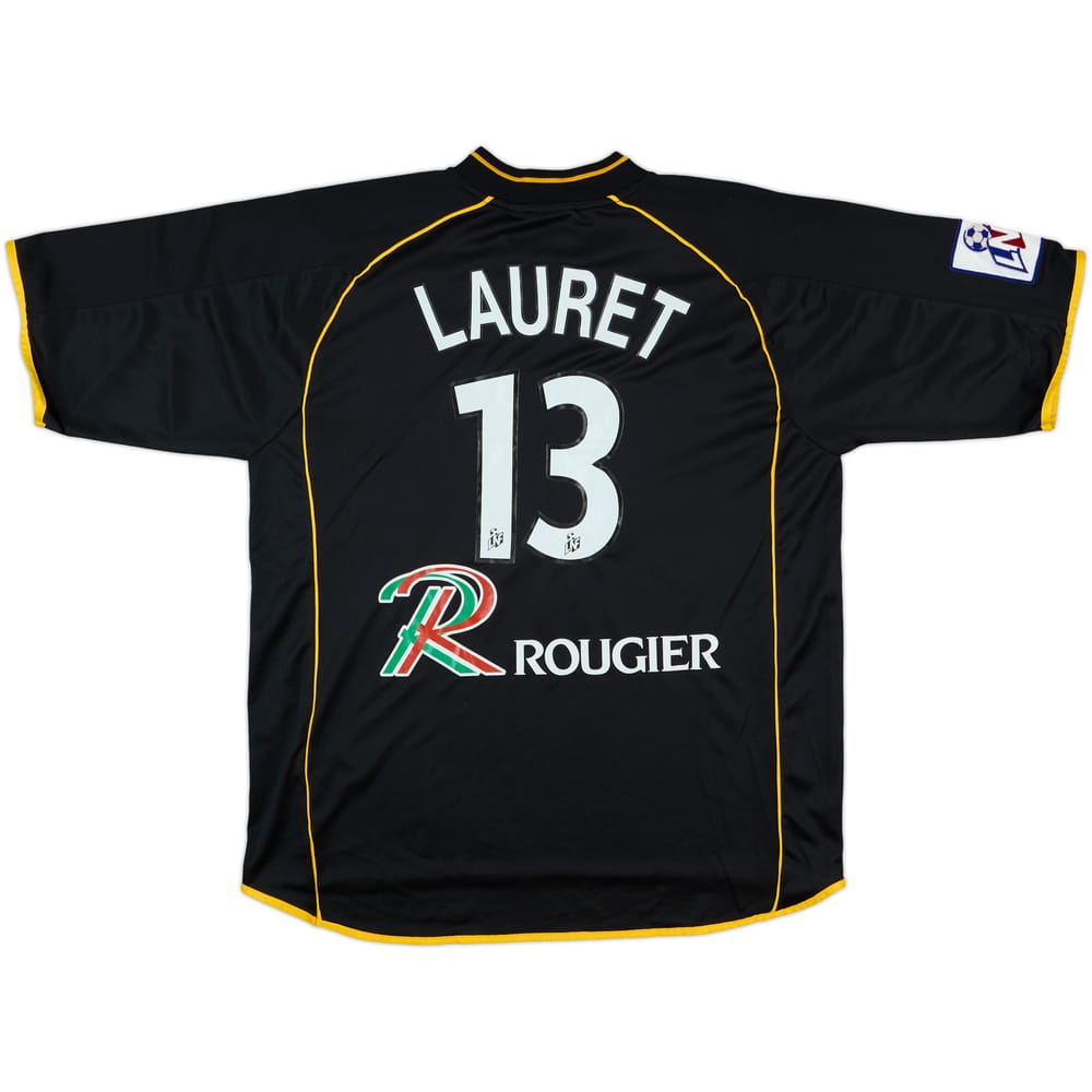 2001-02 Chamois Niortais Match Issue Away Shirt Lauret #13