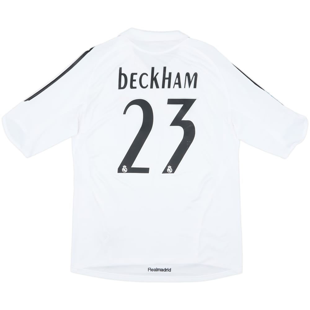2005-06 Real Madrid Home Shirt Beckham #23 - 8/10 - (L)