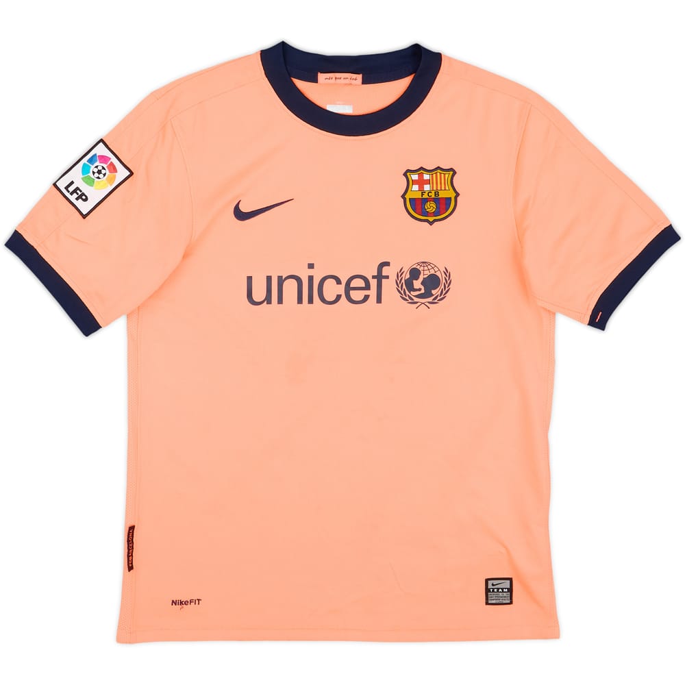 2009-10 Barcelona Away Shirt - 9/10 - (L.Boys)