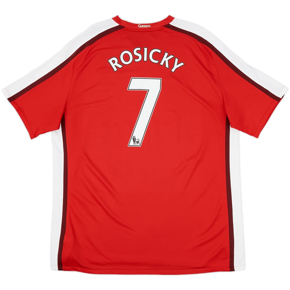 2008-10 Arsenal Home Shirt Rosicky #7 - 9/10 - (XXL)