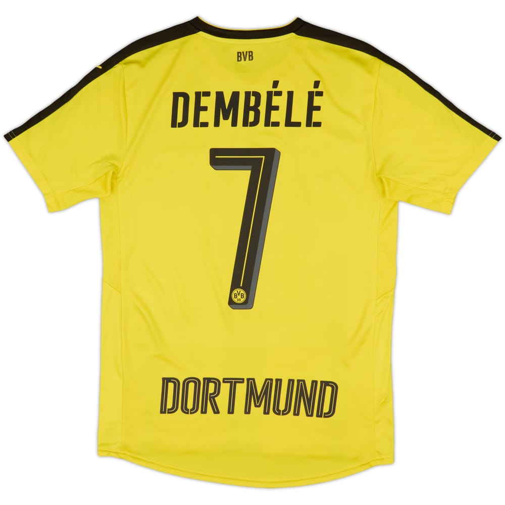 2016-17 Borussia Dortmund Home Shirt Dembele #7 - 7/10 - (S)