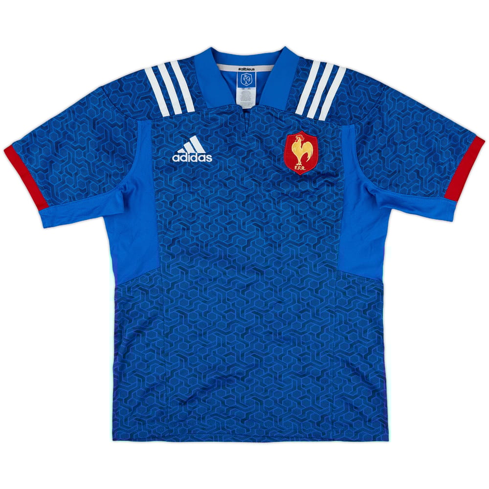 2017 France Rugby Home Shirt - 9/10 - (L)