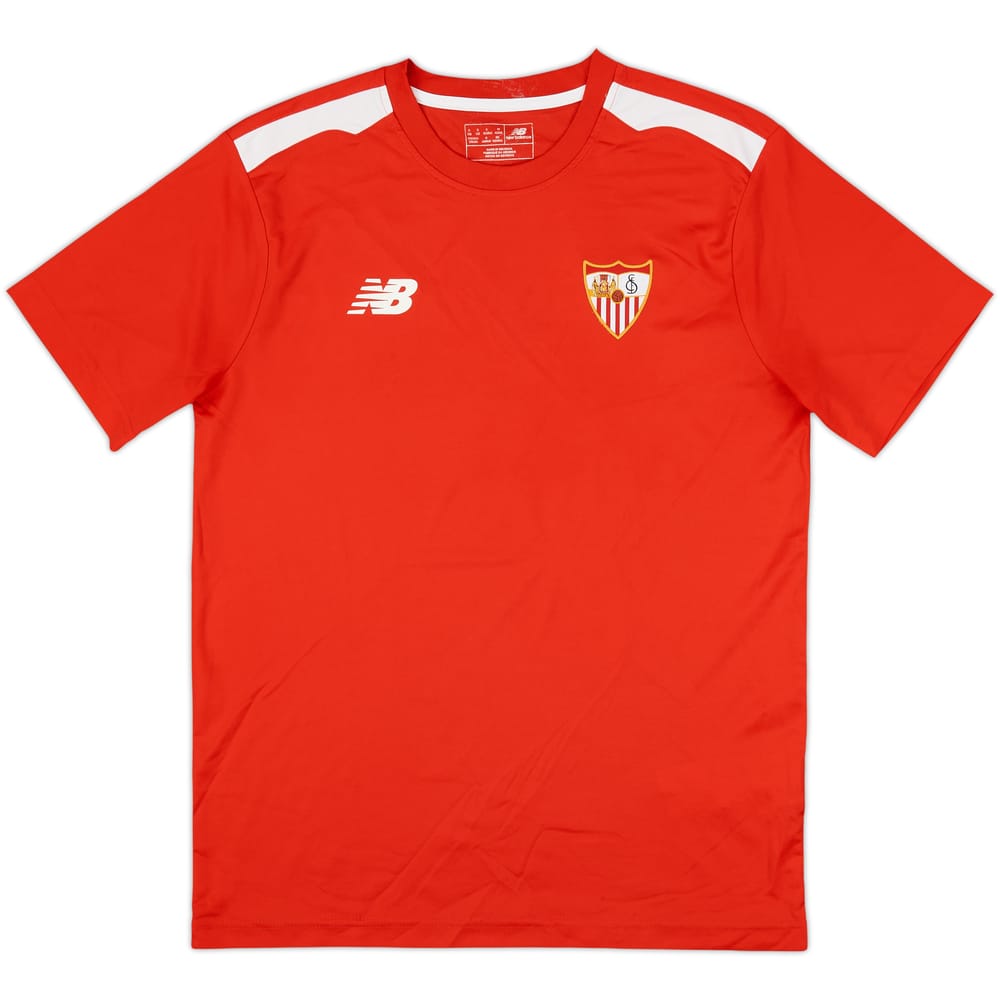 2016-17 Sevilla New Balance Training Shirt - 8/10 - (S)