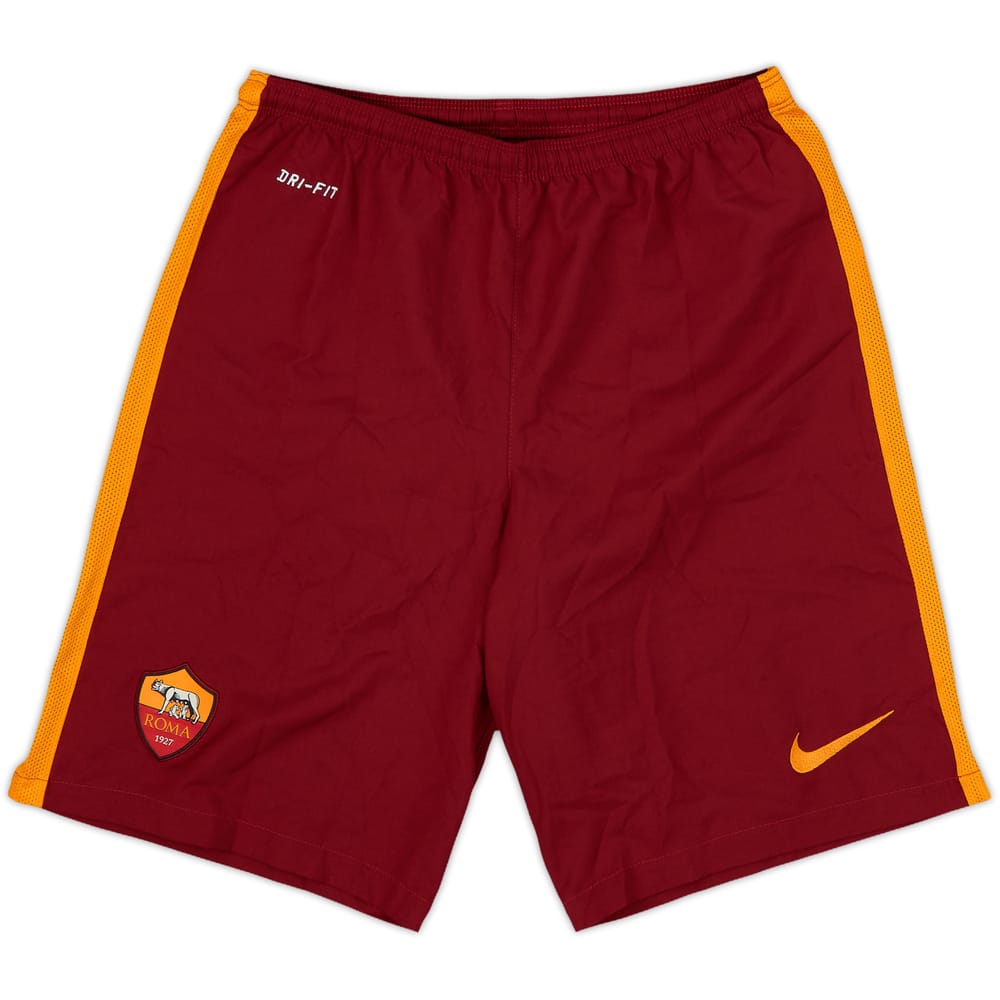 2015-16 Roma Alternate Home Shorts - 10/10 - (S)