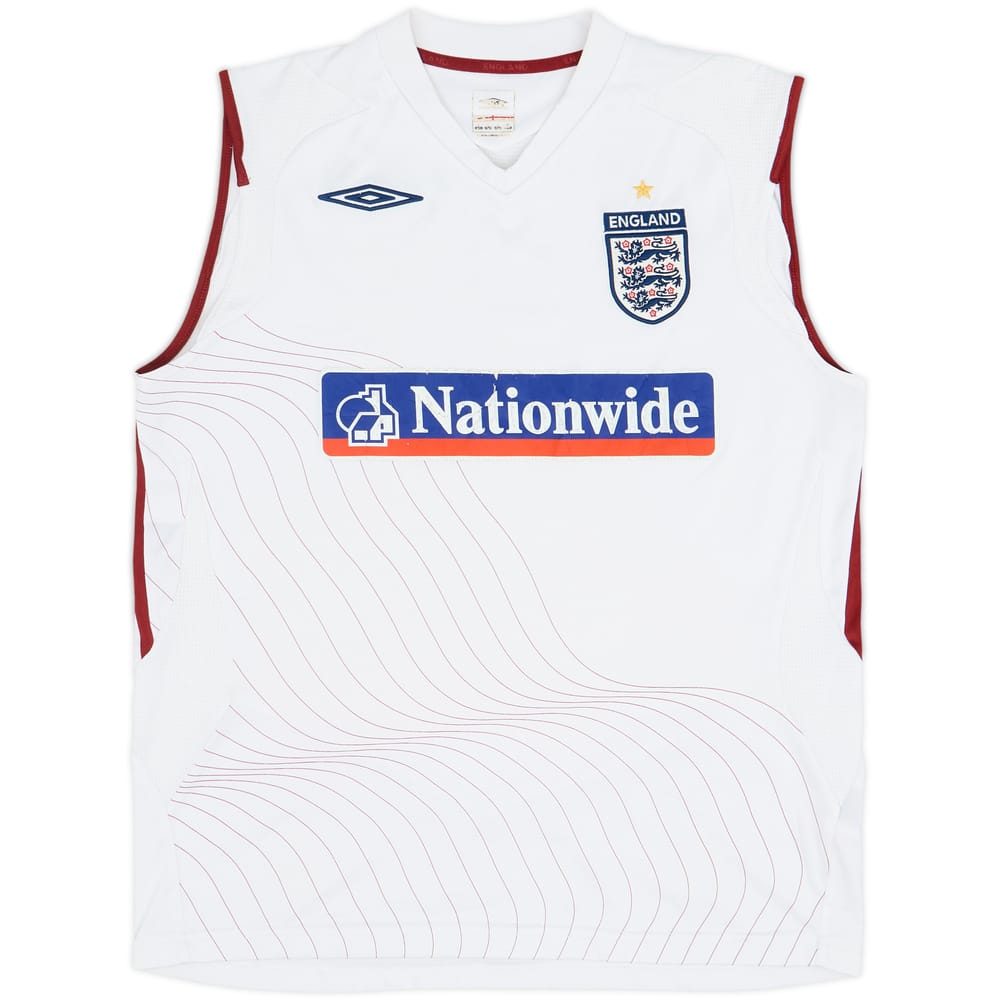 2008-09 England Umbro Training Vest - 5/10 - (L)