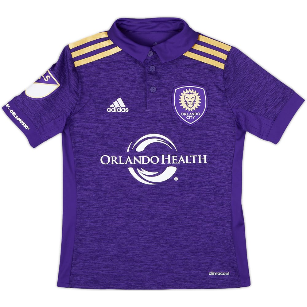 2016 Orlando City Home Shirt - 10/10 - (S.Boys)